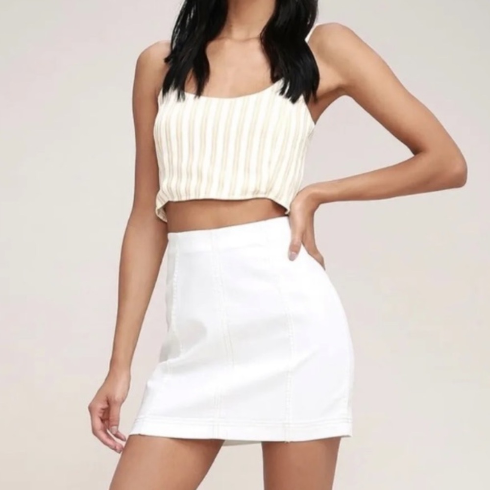 Free people mini skirt